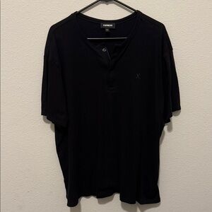 Express Men's Classic Black Short Sleeve Tee